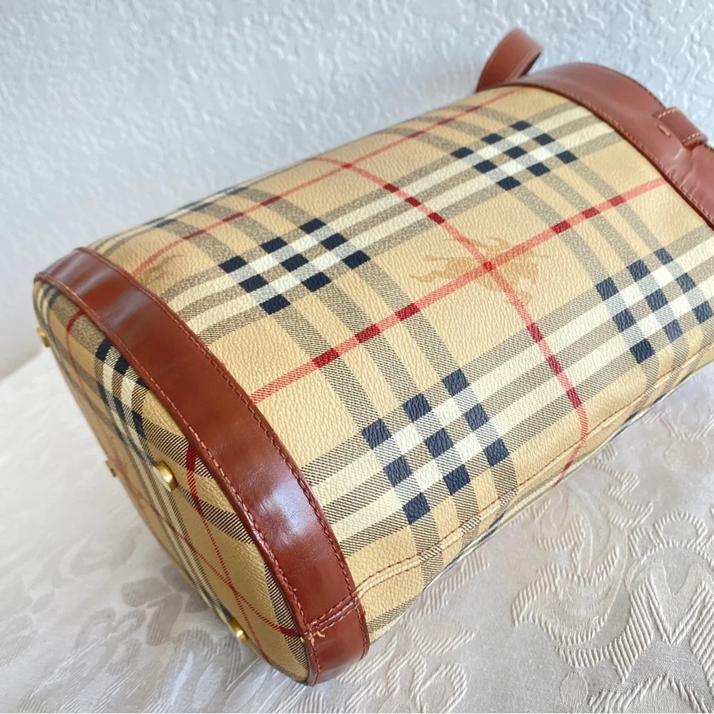 Burberry check tote